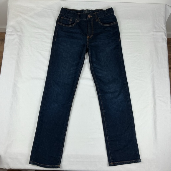 Lucky Brand Boys Classic Straight Dark Wash Denim Jeans Size 14 - Picture 3 of 10
